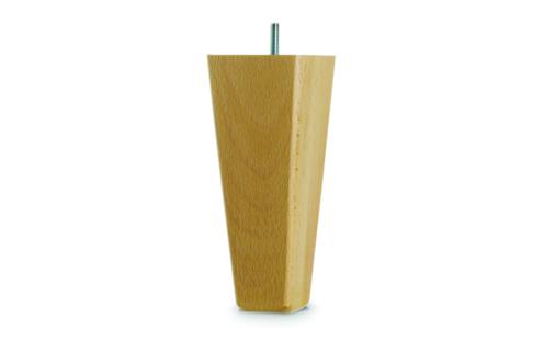 Gamba di forma rastremata in legno di faggio